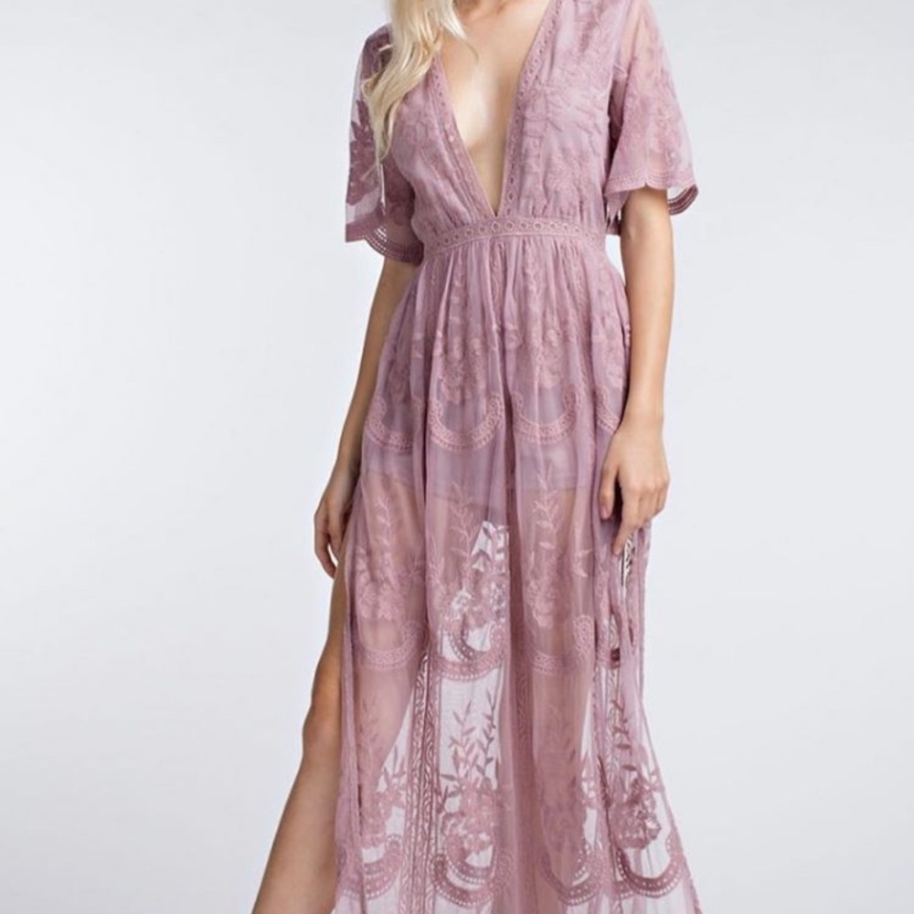 Honey punch lace maxi dress honeypunch maxi romper